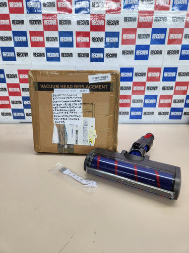 Senprity Cepillo eléctrico para turbina, cepillo compatible con Dyson V7 V8 V10 V11 Aspiradora Boquilla de suelo con luces frontales para alfombras, parqué, azulejos y suelos duros